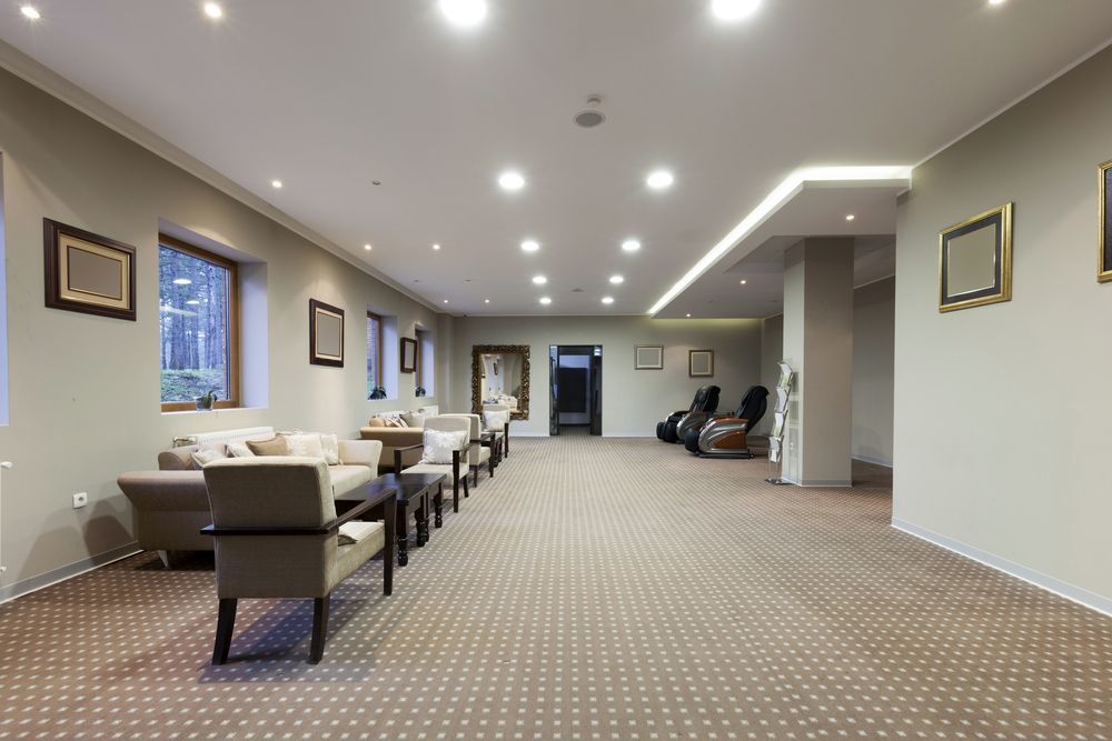 commercial office clean carpet